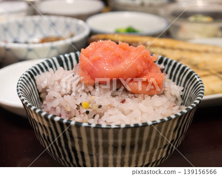 Mentaiko rice, 16-grain rice 139156566