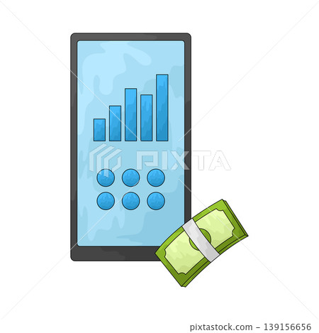 Illustration of Fintech 139156656