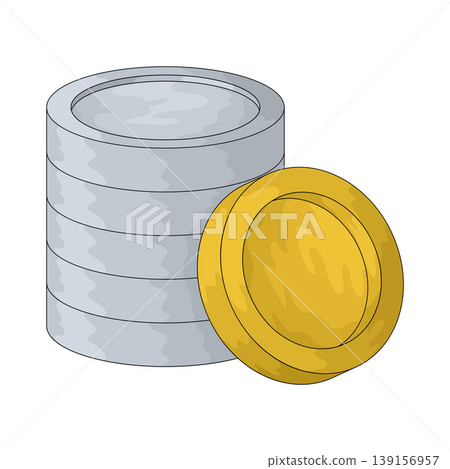 Illustration of Coins Illustration of Coins 139156957