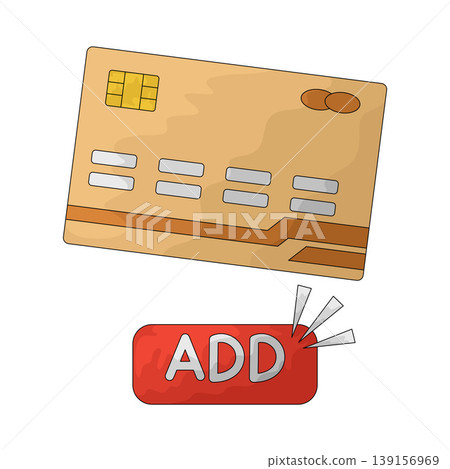 Illustration of Add Card 139156969