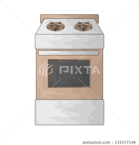 Illustration of Stove Illustration of Stove 139157146
