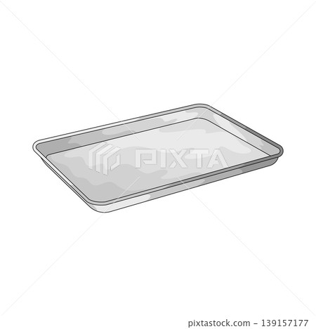 Illustration of tray Illustration of tray 139157177