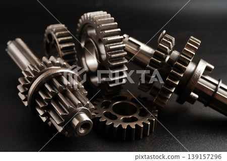 Metal gear wheel engine car and bike, mechanic industry. Metal gear wheel engine car and bike, mechanic industry. 139157296