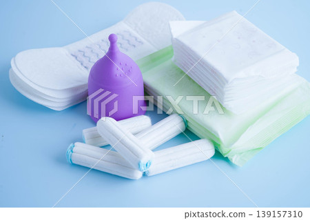 Sanitary hygiene set for woman menstrual period cycle protection. Sanitary hygiene set for woman menstrual period cycle protection. 139157310