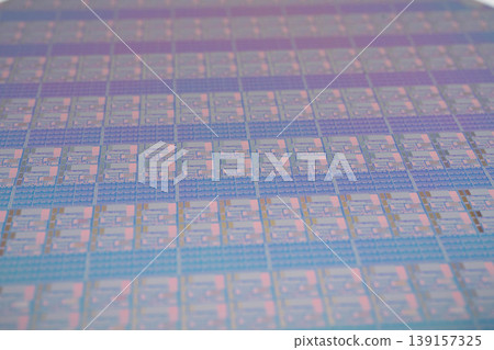 Silicon wafer for manufacturing semiconductor of integrated circuit. 139157325