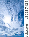 Autumn blue sky and white clouds 139157424