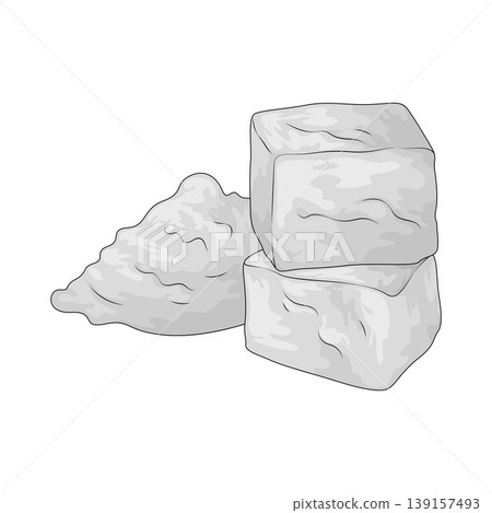 Illustration of sugar Illustration of sugar 139157493