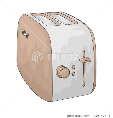 Illustration of Toaster 139157501