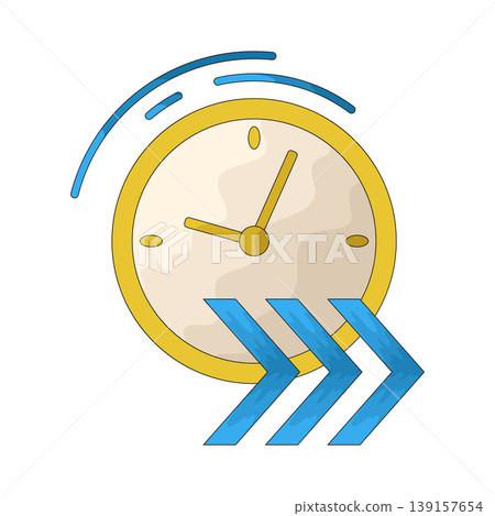 Illustration of Time Forward Illustration of Time Forward 139157654
