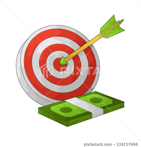 Illustration of Financial Goal Illustration of Financial Goal 139157698