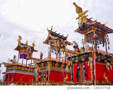 Karakuri floats at the Takayama Festival Karakuri floats at the Takayama Festival 139157708