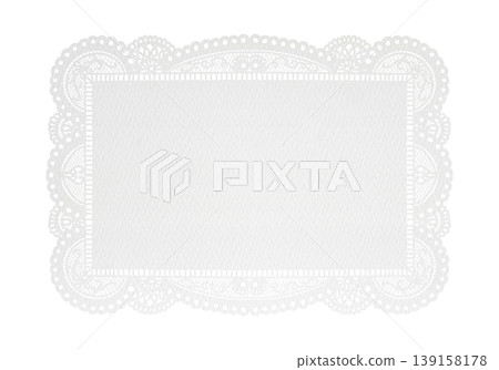 白色蕾絲餐巾裝飾框 - 透明背景 PNG 白色蕾絲餐巾裝飾框 - 透明背景 PNG 139158178