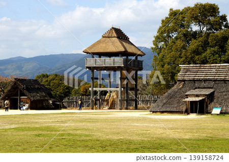 吉野堀歷史公園南內圍，佐賀縣旅遊景點：統治階級的住所。 139158724