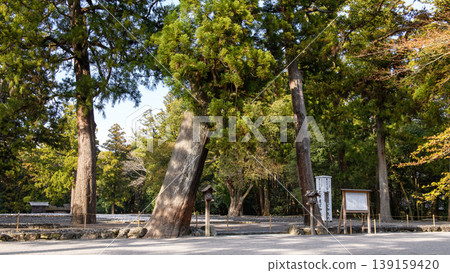 2033年,三重縣伊勢神宮外宮舉行式年千宮(定期重建)儀式的傍晚景色 2033年,三重縣伊勢神宮外宮舉行式年千宮(定期重建)儀式的傍晚景色 139159420