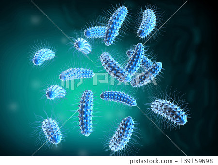 3d rendering virus, bacteria abstract background 3d rendering virus, bacteria abstract background 139159698