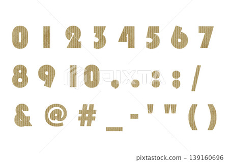 字母 4 數字 條紋紙紋理 字母 4 數字 條紋紙紋理 139160696