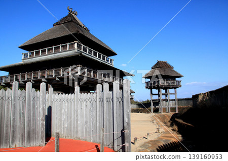 Yoshinogari Historical Park, a tourist spot in Saga Prefecture: North Inner Enclosure, Main Shrine Yoshinogari Historical Park, a tourist spot in Saga Prefecture: North Inner Enclosure, Main Shrine 139160953