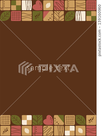 Bonbon chocolate frame material Bonbon chocolate frame material 139160960