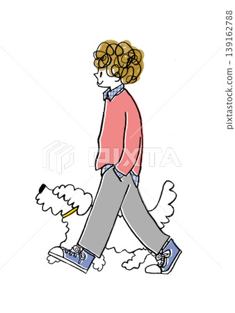 Dog walker Dog walker 139162788