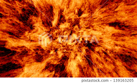 A tunnel of fiercely burning flames [Variation 6] 139163205
