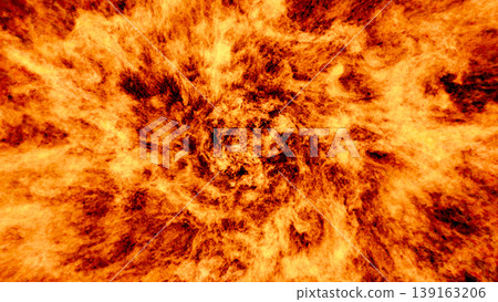 A tunnel of fiercely burning flames [Variation 7] 139163206