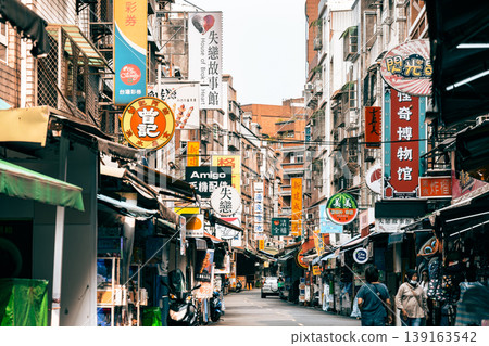 Image of an old street in Taiwan: Tamsui Old Street 139163542