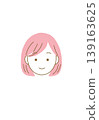 Illustration of a smiling woman 139163625