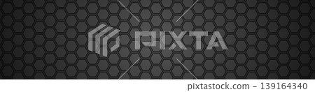 Hexagonal pattern, geometric minimalist texture, dark gray Hexagonal pattern, geometric minimalist texture, dark gray 139164340