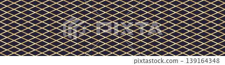 Diagonal diamond lattice pattern, geometric, navy and gold Diagonal diamond lattice pattern, geometric, navy and gold 139164348