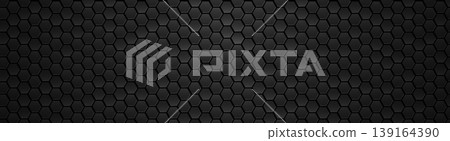 Honeycomb hexagonal grid pattern, matte black and dark gray texture Honeycomb hexagonal grid pattern, matte black and dark gray texture 139164390