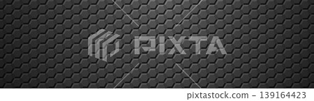 Dark gray hexagonal tile pattern diagonal tessellated texture Dark gray hexagonal tile pattern diagonal tessellated texture 139164423