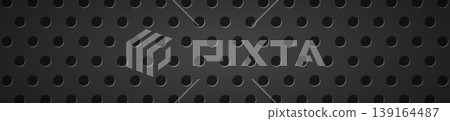 Perforated metal sheet pattern modern dark gray texture Perforated metal sheet pattern modern dark gray texture 139164487