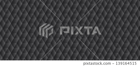Three dimensional triangular tessellation pattern in dark gray Three dimensional triangular tessellation pattern in dark gray 139164515