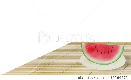 水彩風格的西瓜插圖-一種表達夏日清涼感的素材。 水彩風格的西瓜插圖-一種表達夏日清涼感的素材。 139164571