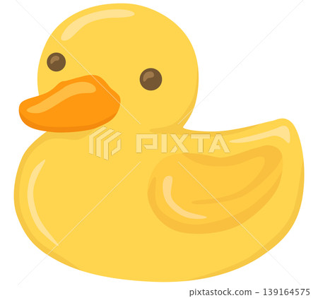 可愛的洗澡鴨插圖向量圖 可愛的洗澡鴨插圖向量圖 139164575