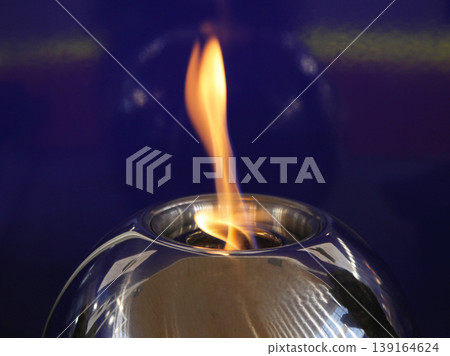 Steel Ball Burner Flame Steel Ball Burner Flame 139164624