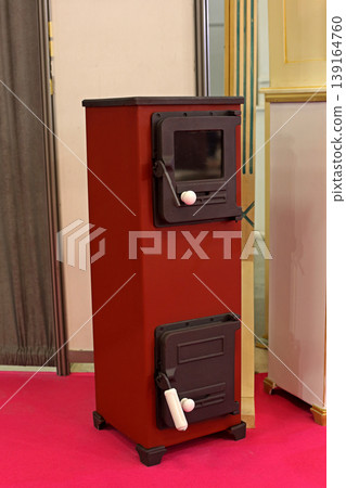 Red Wood Burning Stove Red Wood Burning Stove 139164760