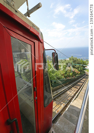 Funicular Cabin View Capri Funicular Cabin View Capri 139164778