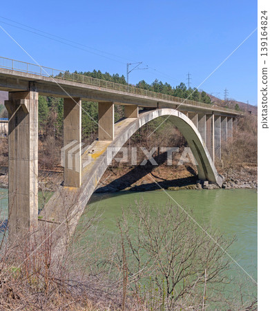 Bridge West Morava Serbia Bridge West Morava Serbia 139164824