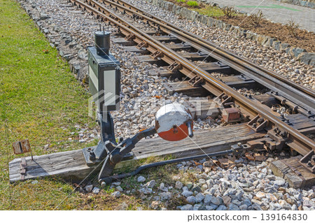 Narrow Gauge Railway Switch 139164830