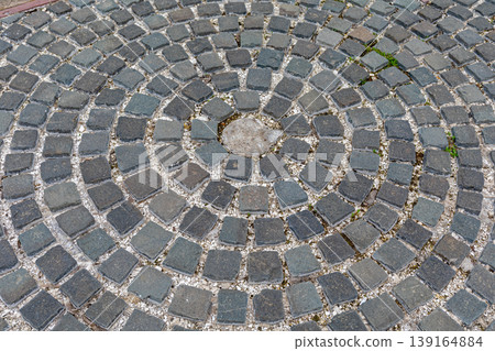 Concentric Circles Cobblestones Concentric Circles Cobblestones 139164884