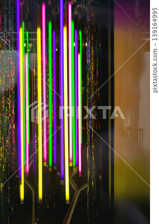 Retro Neon Stciks Window Retro Neon Stciks Window 139164995