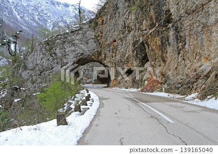 Road Tunnel Mountain Montenegro Road Tunnel Mountain Montenegro 139165040