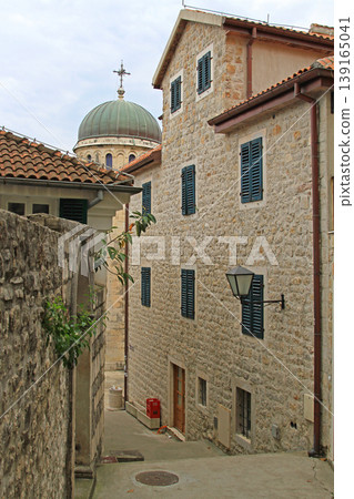 Street in Herceg Novi Street in Herceg Novi 139165041