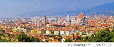 Aerial View Florence Cityscape Aerial View Florence Cityscape 139165045