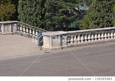 Stone Fence Stairway Florence Stone Fence Stairway Florence 139165061