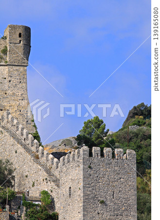 Stone Tower Walls Portovenere Stone Tower Walls Portovenere 139165080