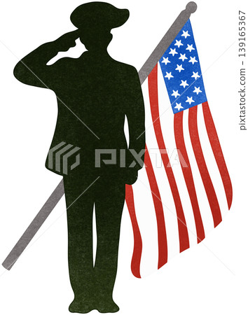 shadow soldier with flag usa memorial day shadow soldier with flag usa memorial day 139165367