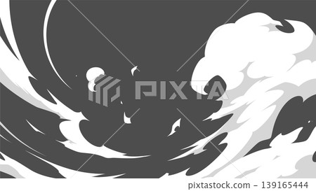 Background illustration with a powerful smoke effect_16:9 Background illustration with a powerful smoke effect_16:9 139165444