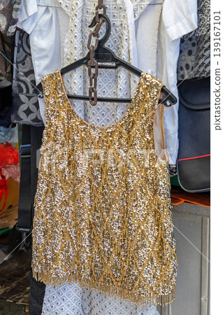 Fashionable gold sequin blause on market Fashionable gold sequin blause on market 139167101